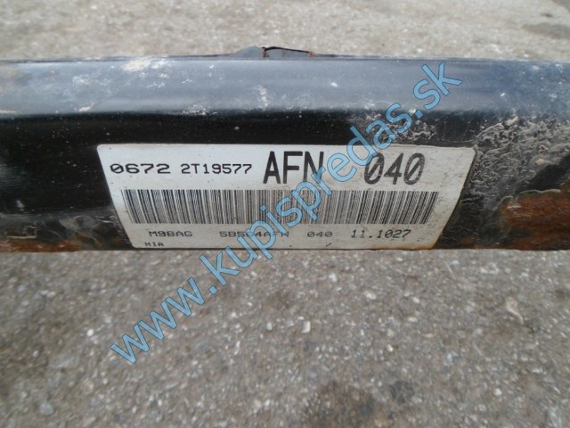 zadná náprava na ford focus 1 HB, 